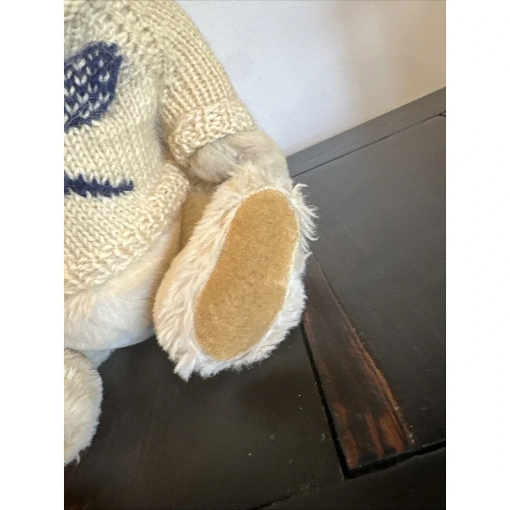 Bearly There Blond Bear‎ Sweater 13 1/4 In Design By Linda Spiegel